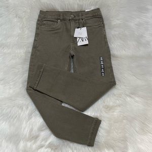 NWT Zara Olive Jeans Size 11/12 Yrs